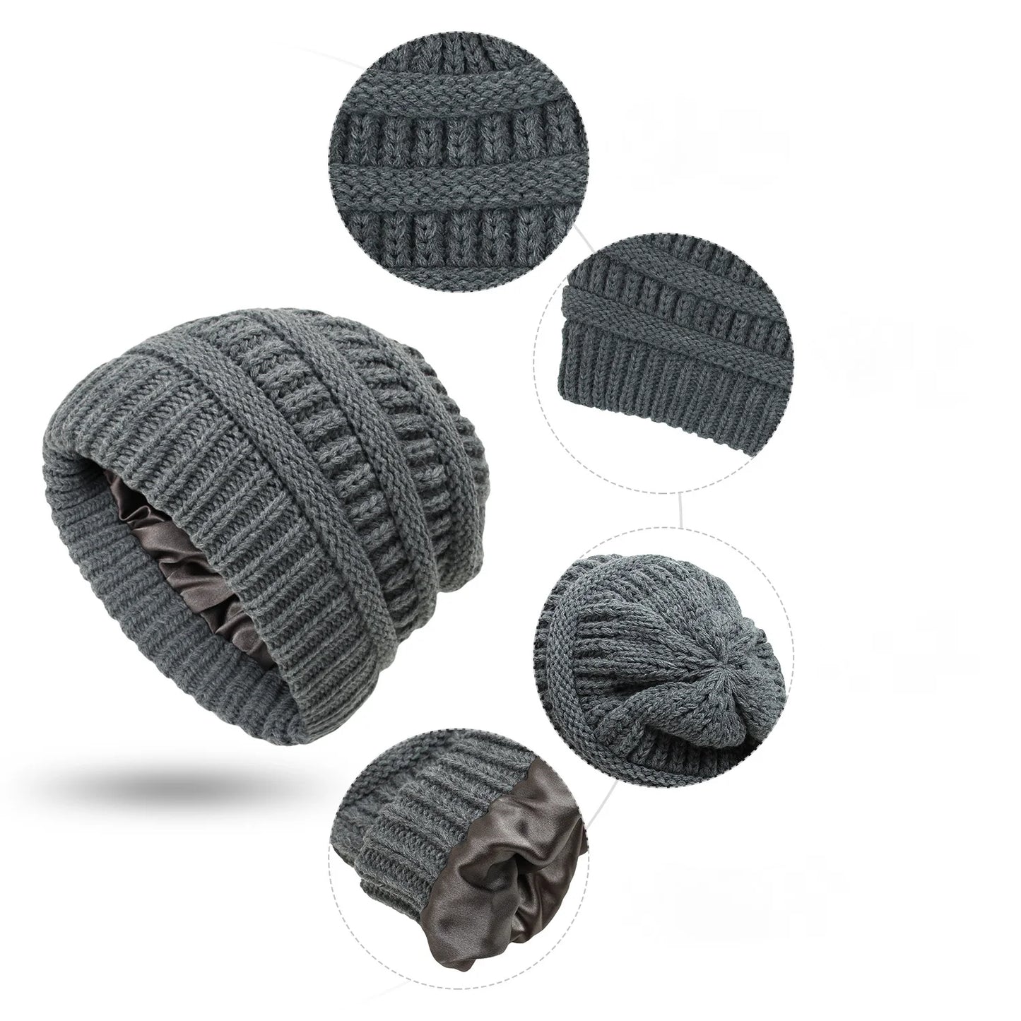 Heatlyfe Knitted Silk Beanie
